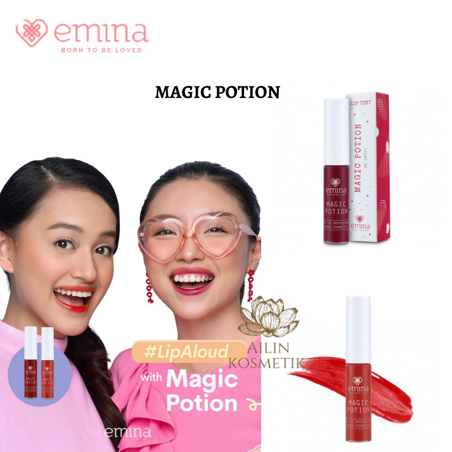 Emina Magic Potion Lip Tint - SCARLET by AILIN