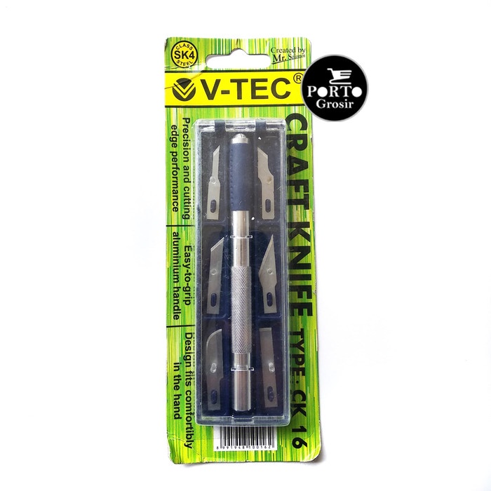 

UKIR-ALAT- V TEC CK 16 / CRAFT KNIFE / CUTTER PEN / PISAU UKIR / ART -ALAT-UKIR.