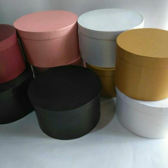 

Gift Box Bulat D25T15, D25T12, D25T17/Bloom Box Flower/Box Bulat Bunga/ Box Bunga Bulat/Round Flower Box