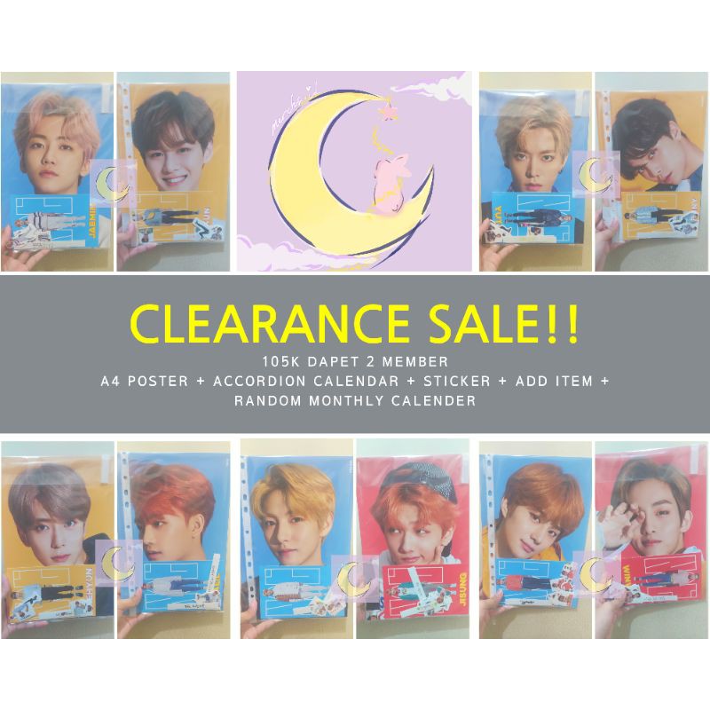 NCT 2018 Dapat 2 member SG SEASON GREETING 2019 NCT DREAM NCT 127 WAYV MEMBER SET