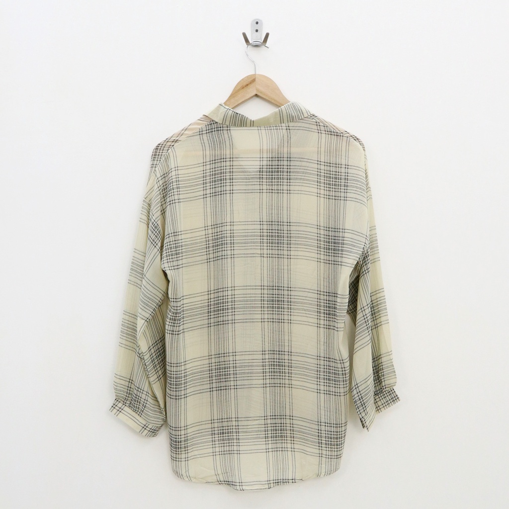 Donei flanel hem top - Thejanclothes