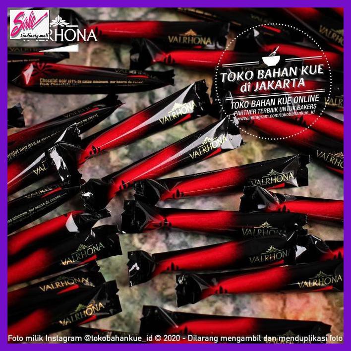 

SAKMACOKLAT- VALRHONA LES ECLATS 61% STICK BOX 244PCS DARK CHOCOLATE COKELAT BATANG -MAKANAN-