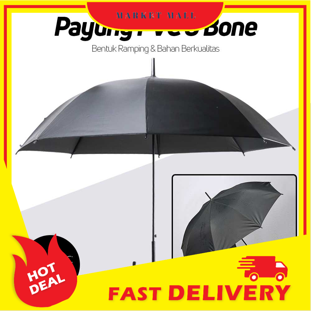 Payung PVC 8 Bone Ramping Perlindungan UV 94cm Fancytime - OMHARHBK