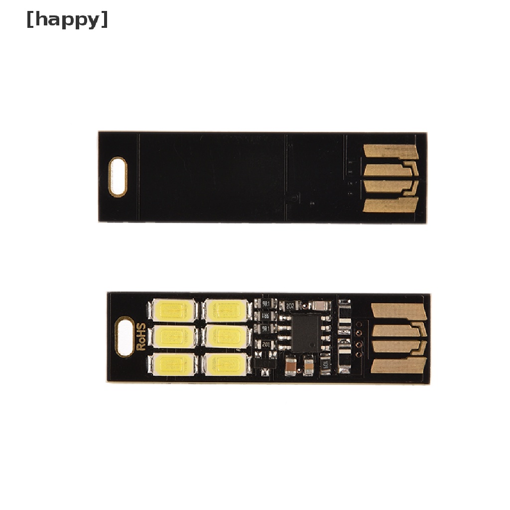 Ha Lampu Malam 6-led Mini Tenaga Usb Dengan Saklar Sentuh Untuk Camping