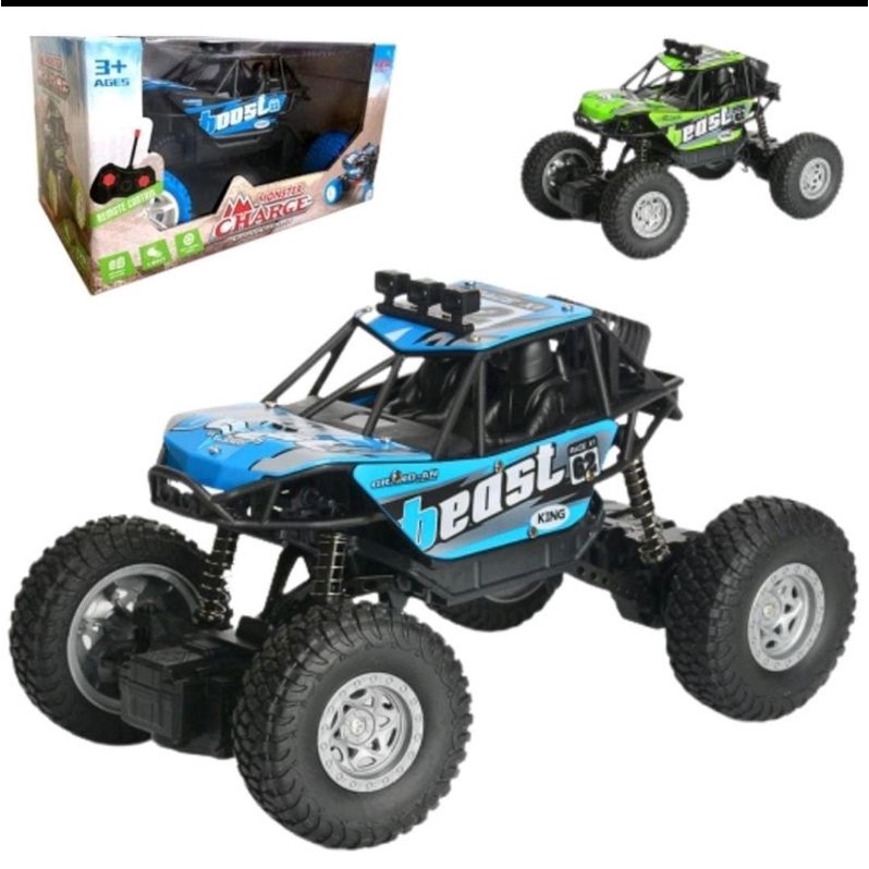 MAINAN ANAK MOBIL REMOTE CONTROL RC MONSTER CHARGE CROSS COUNTRY SKALA 1:20 VIRAL TERBARU 2022 TERMURAH