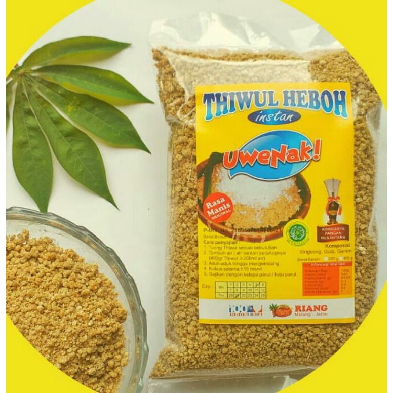 

Tiwul original tawar dan manis 400 gr