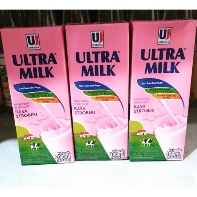 

SUSU ULTRA MILK UHT STRAWBERRY 200ML