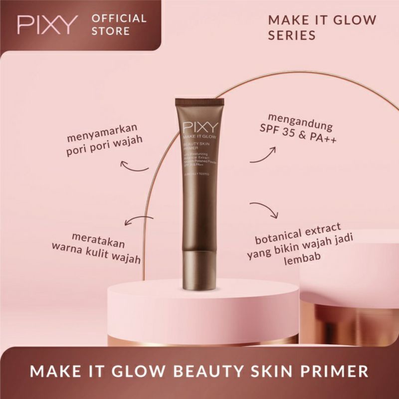 Pixy Make It Glow- Beauty Skin Primer 101 Beige