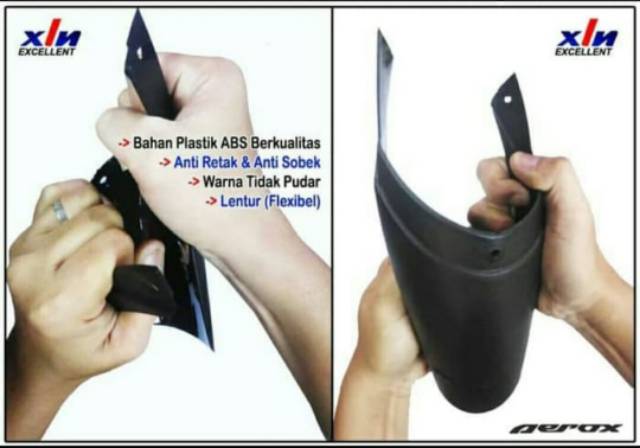 mudflap Sambungan spakbor yamaha aerox 155 connected 2020 2021