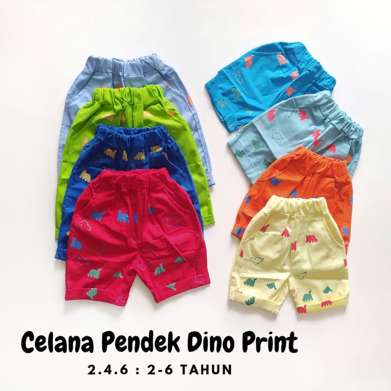 Jual TERMURAH! 2-6TH ! Celpen Celana Pendek Anak Dino Laki Cowok ...