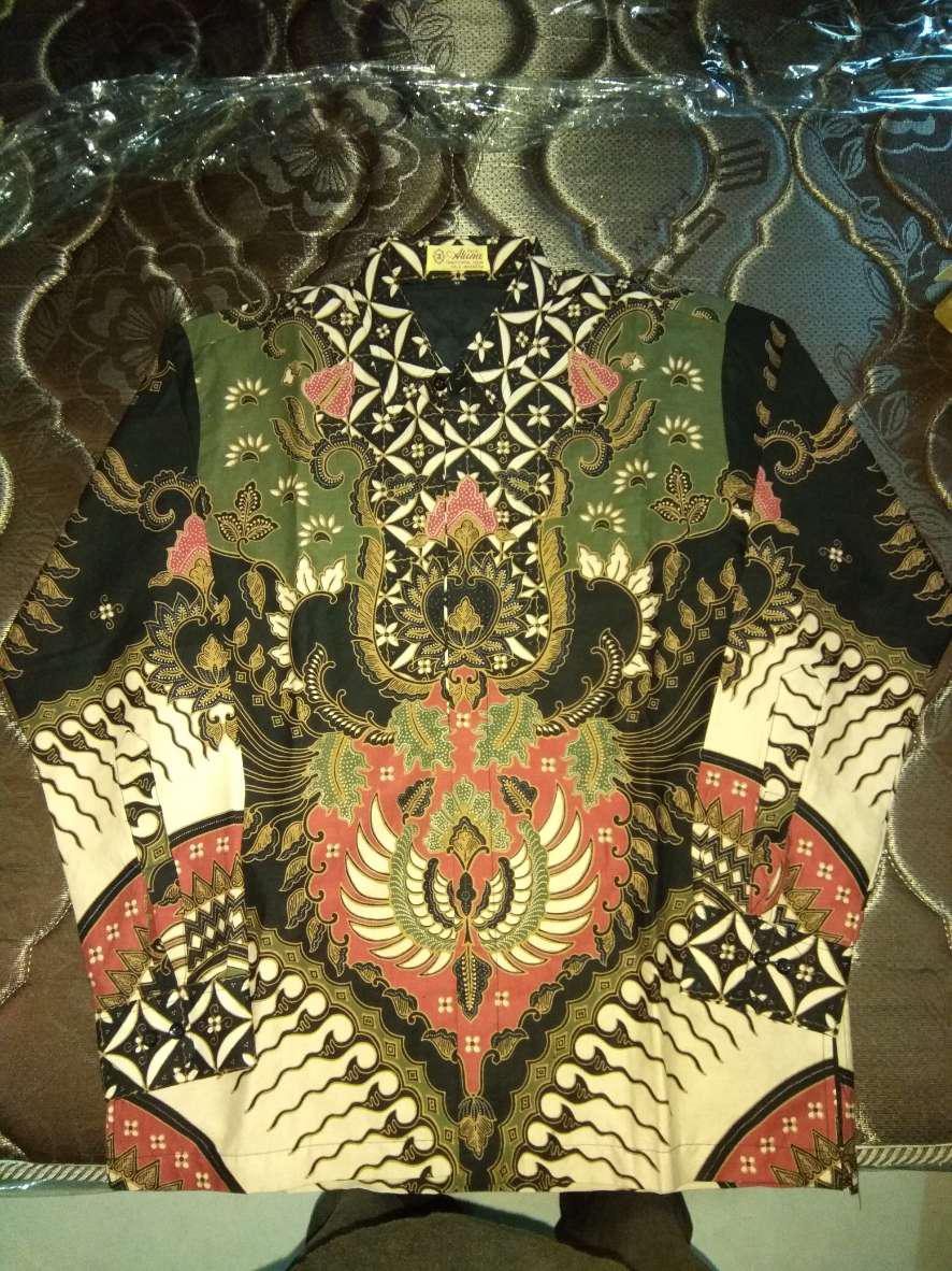 [ Bisa Cod ] Baju Batik Pria Lengan Panjang Batik Premium Kemeja Batik Pria Lengan Panjang Modern
