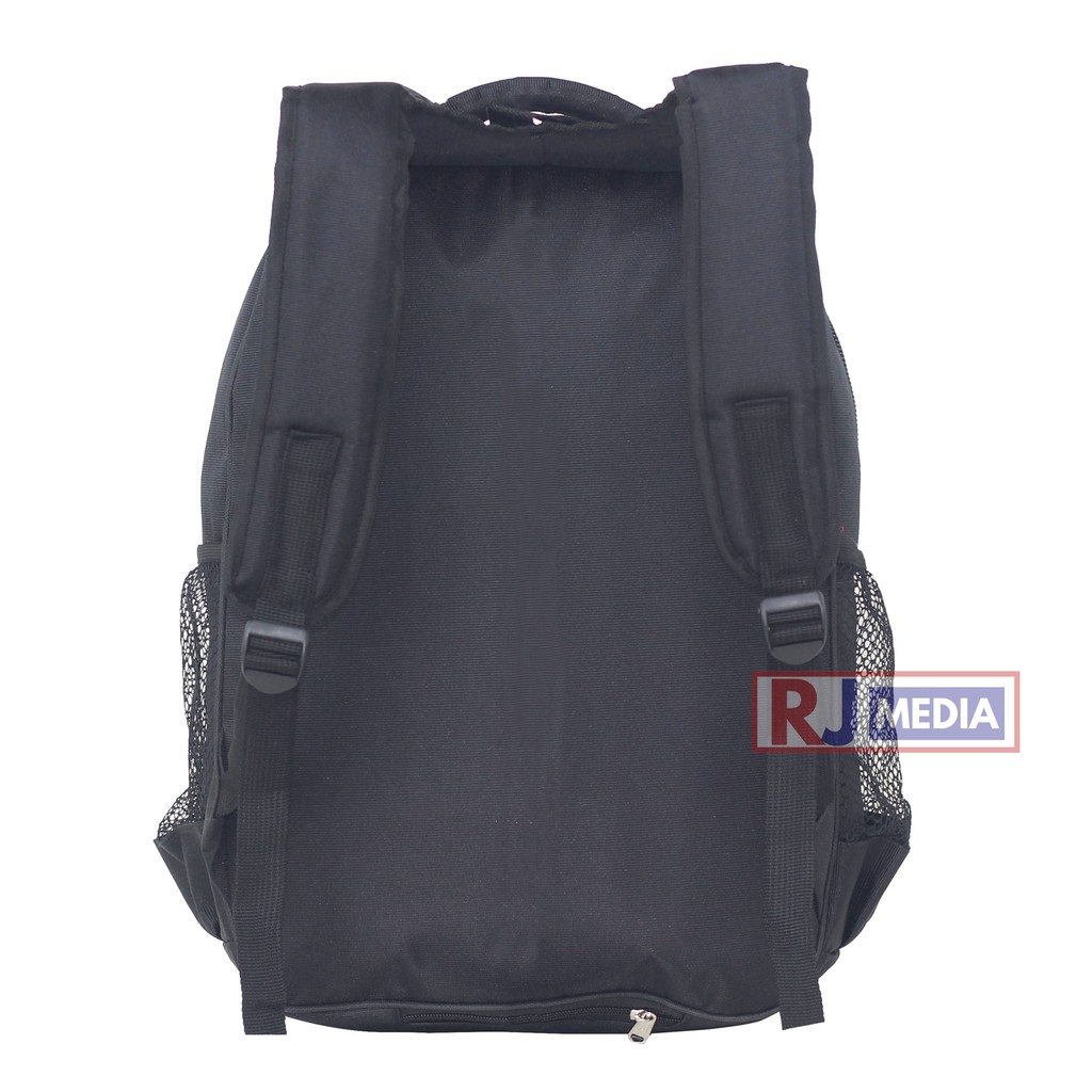 Tas Ransel Sekolah Alfito Jaring Spider Warna Hitam Laptop In Backpack Pria Wanita SMP SMA Kuliah Kerja Stylish Kekinian Tas Simple Premium Look Free Raincover