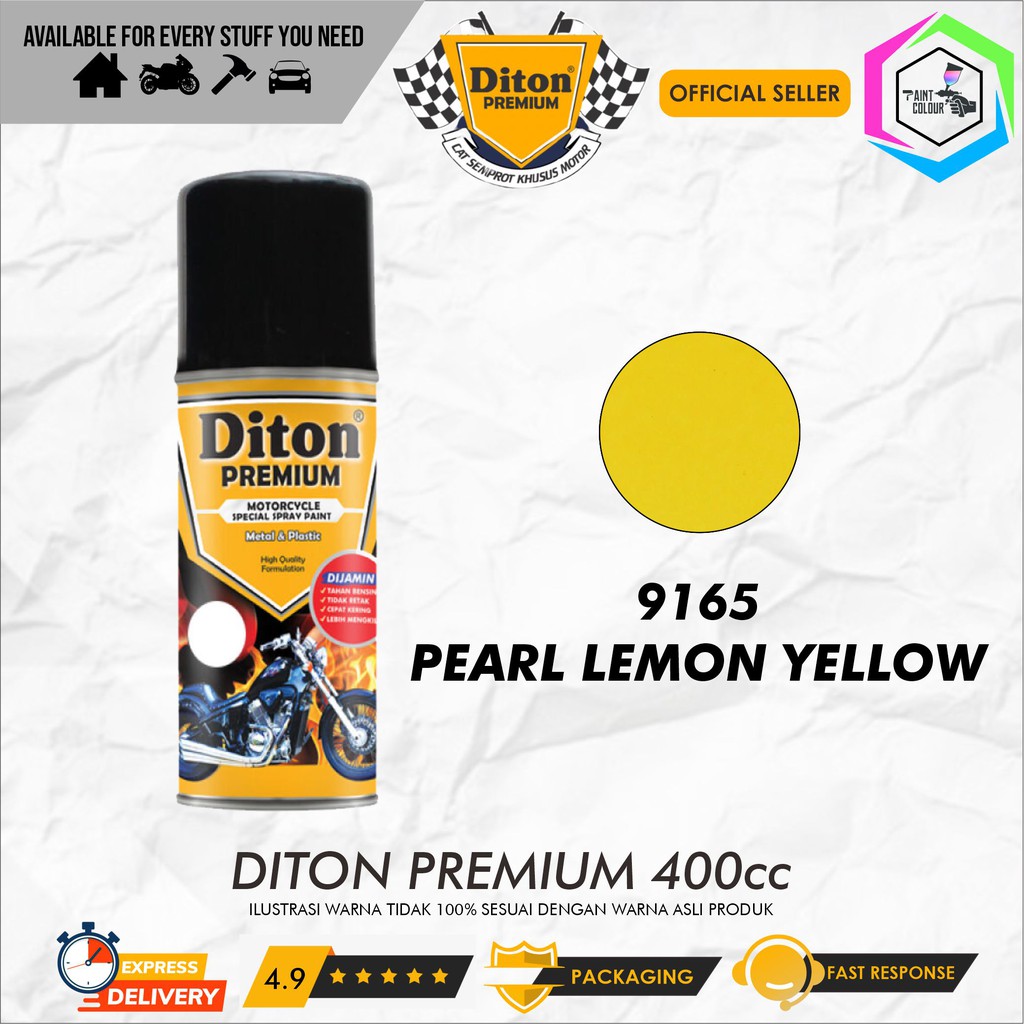 Diton PREMIUM 9165* Pearl Lemon Yellow Cat Semprot