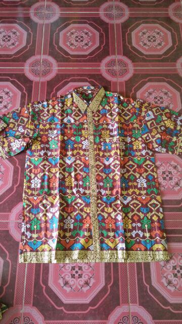 Sarimbit/ Couple Batik Rok N Blus Wanita Span Panjang Mentari Prodo Maroon
