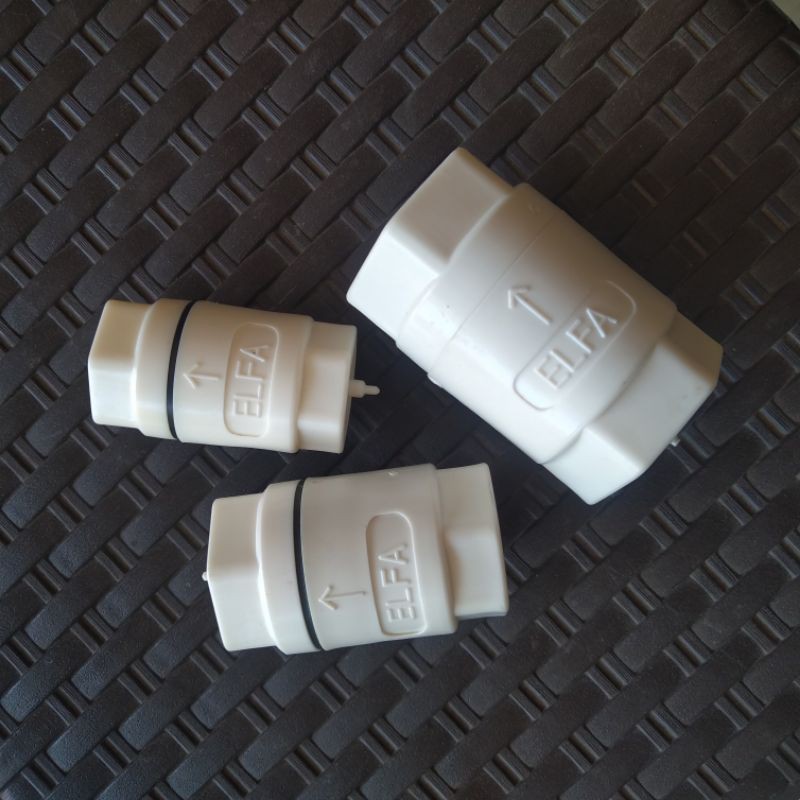 Tusen Klep Plastik Pipa Air Sumur merk Elfa 1/2" 3/4" 1"