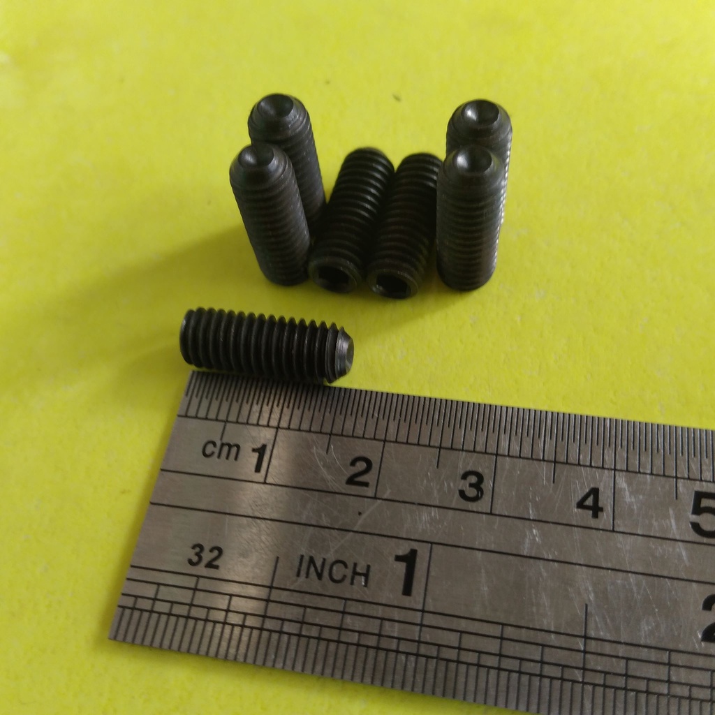 BAUT L TANAM M6 X 15 BAJA KUNCI L3 / L 3 / BAUT L TANAM M6X15 / BAUT L SET M6X15 BAJA HITAM SOCKET S