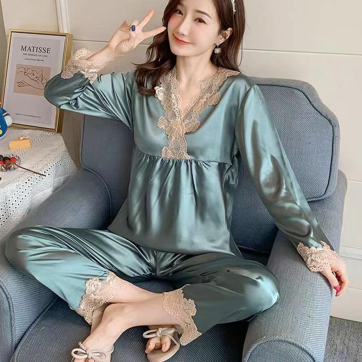 Terbaik.. daster kekinian/baju tidur wanita satin premium/baju tidur wanita dewasa/daster lengan pan