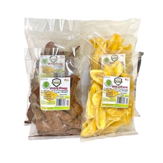 

Keripik Pisang Nginyam 100gr & 250gr | Keripik Pisang Rasa | Pisang Coklat | Pisang Original | Camilan Rasa Pisang |