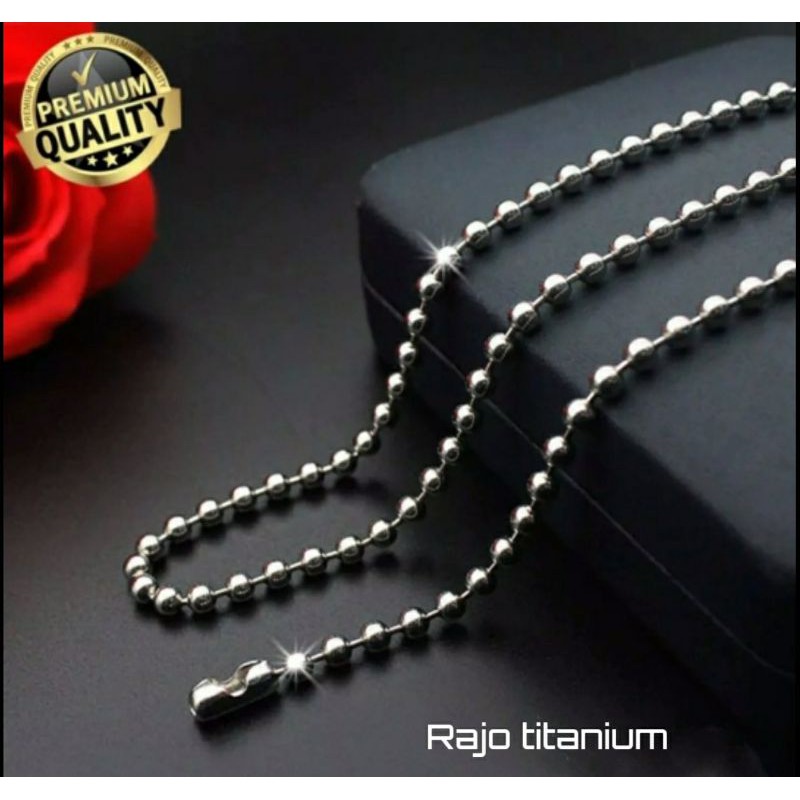 KALUNG TITANIUM  BIJI LADA / KALUNG AMBON  ANTI KARAT ANTI LUNTUR TERBARU