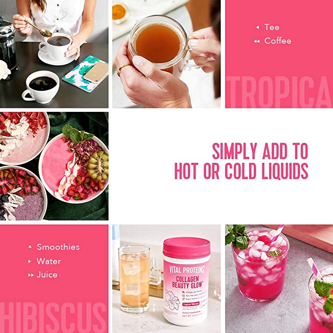 Vital Proteins Beauty Collagen Strawberry l Lavender | Hibiscus | Watermelon | Lemon