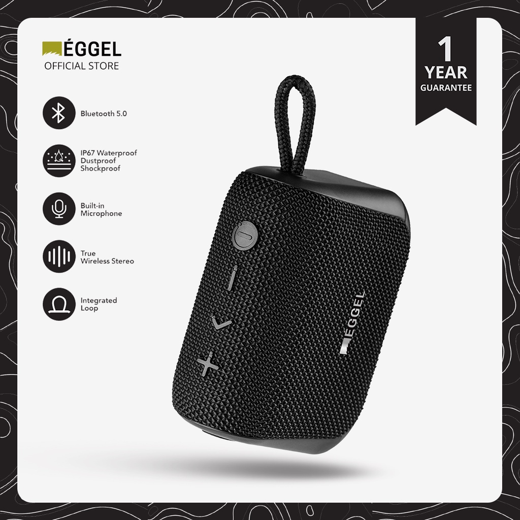 Eggel Fit 3 Waterproof Portable Bluetooth Speaker