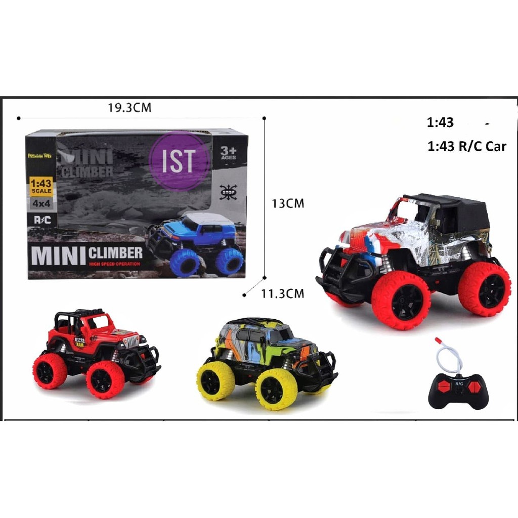 RC Mobil Mini Climber 4 x 4 skala 1:43 No.Pr-17492