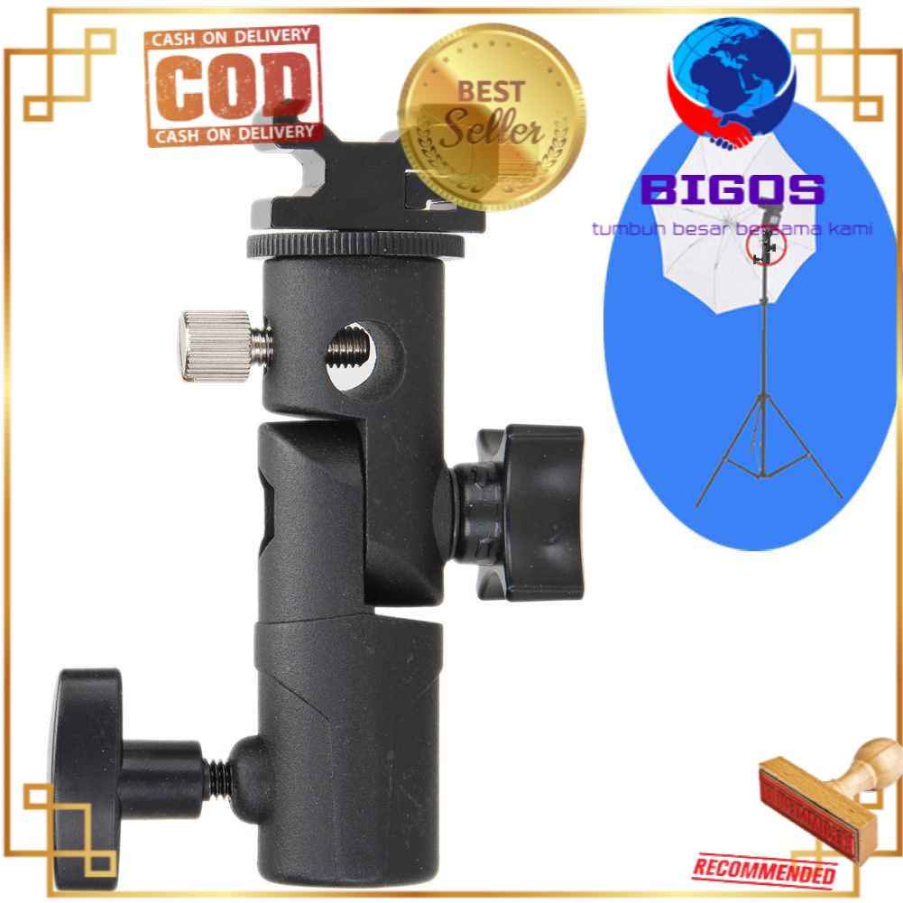 Hot Shoe Lampu Flash Kamera Tripod Light Stand -