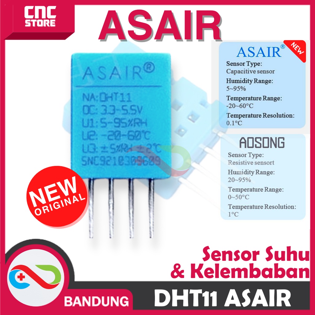 DHT11 TEMPERATURE HUMIDITY SENSOR SUHU KELEMBABAN MODULE DHT22