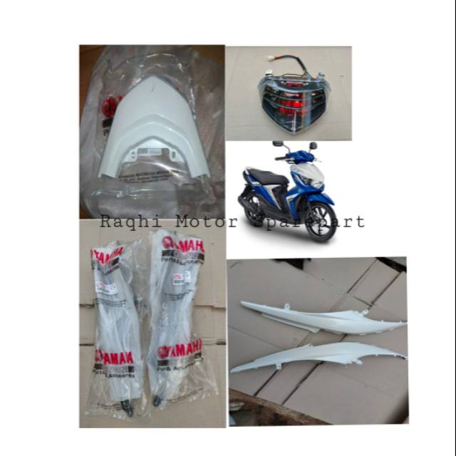 Cover Body Mio Soul Gt Full Set Body Belakang