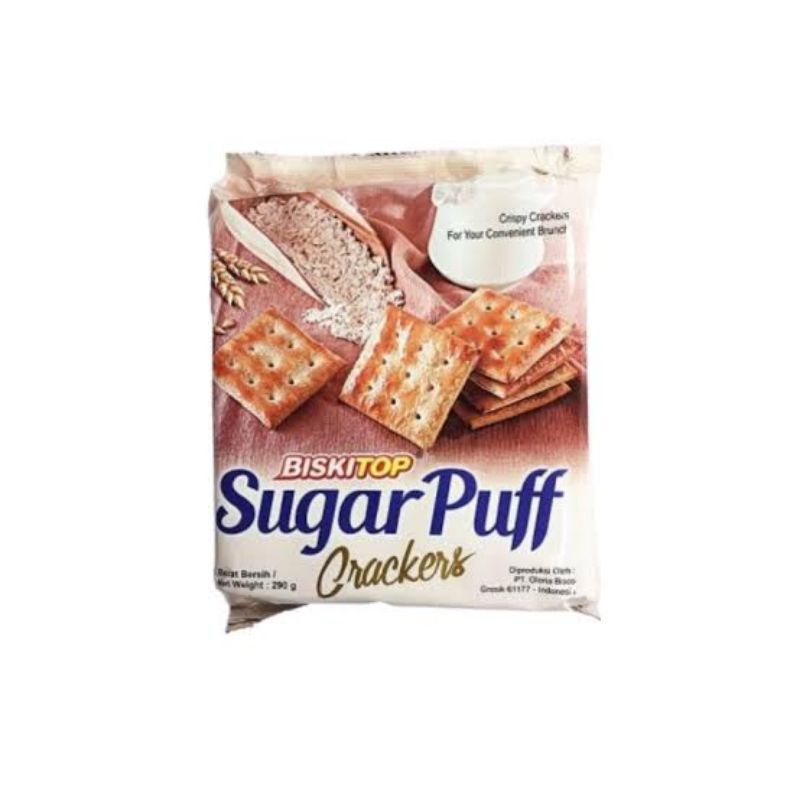 

biskitop sugarpuff 290gram cream puff biskuit malkist crackers