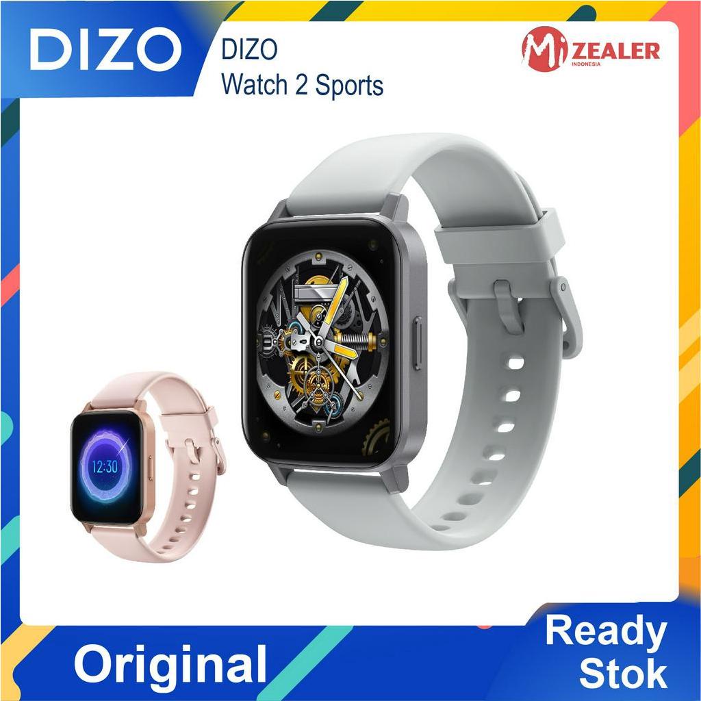 DIZO Watch 2 Sports (by realme TechLife) Pink/Grey