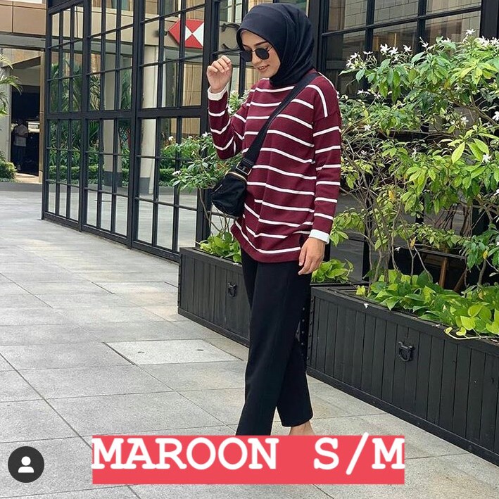 Stripes Cotton Sweater Heaven Lights