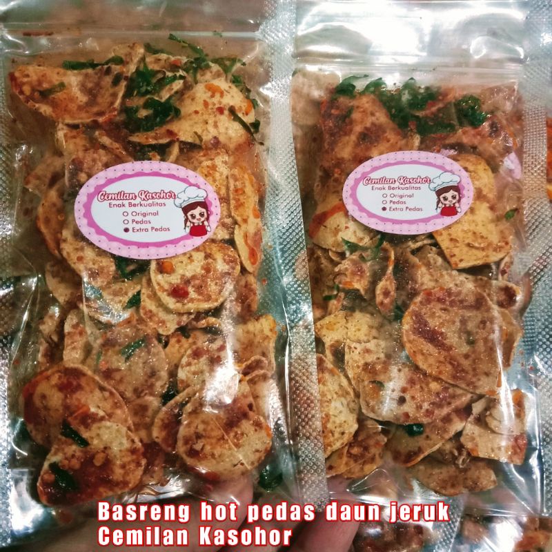 

HARGA MIRING basreng pedas hot rempah daun jeruk basreng bulat/stik EMBUN SNACK