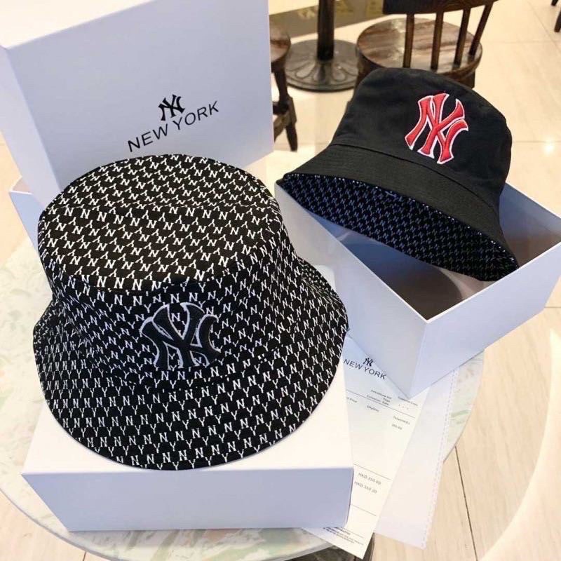 ((BEST QUALITY)) NY MLB BUCKET HAT 2 SISI / TOPI BUCKET HAT NY MLB