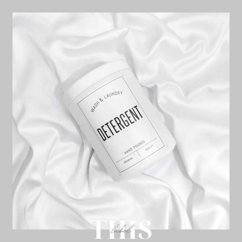 Reffilable Laundry Jar (Toples Wadah Deterjen) 1000 g