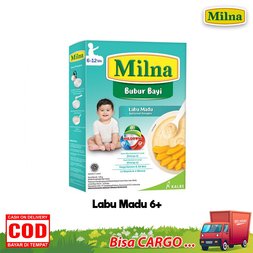 Milna Bubur Bayi 6 bulan + Bubur Bayi Dasar 120 gram