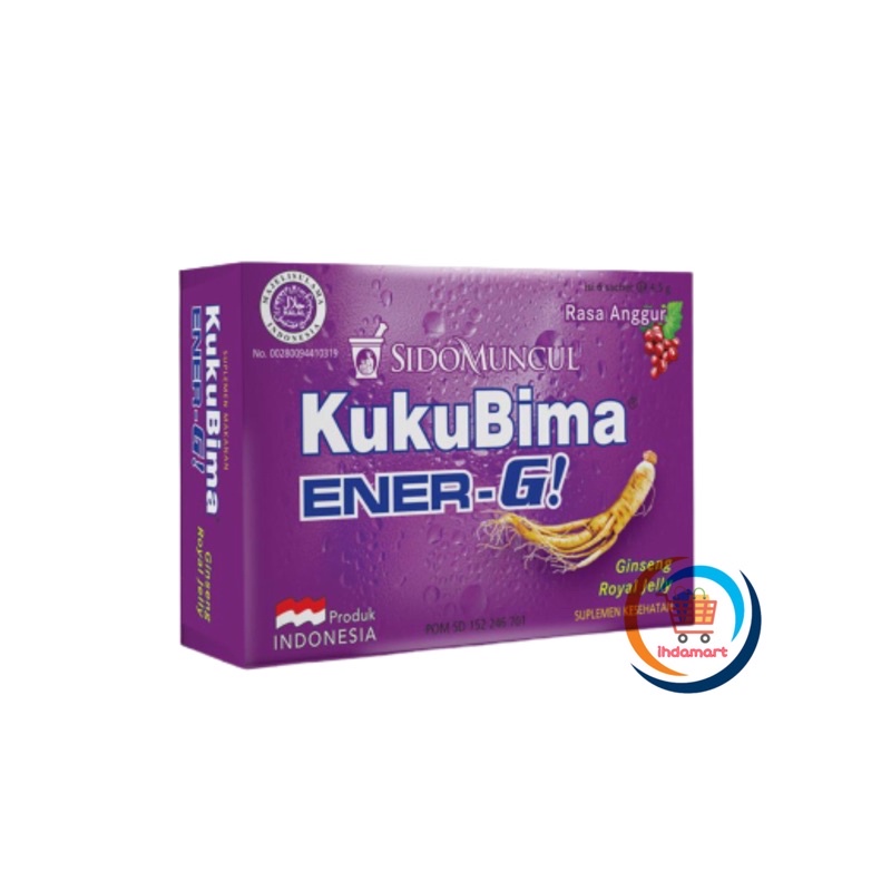 Kuku Bima Ener-G Anggur Isi 6 sachet - Minuman Berenergi Vitamin