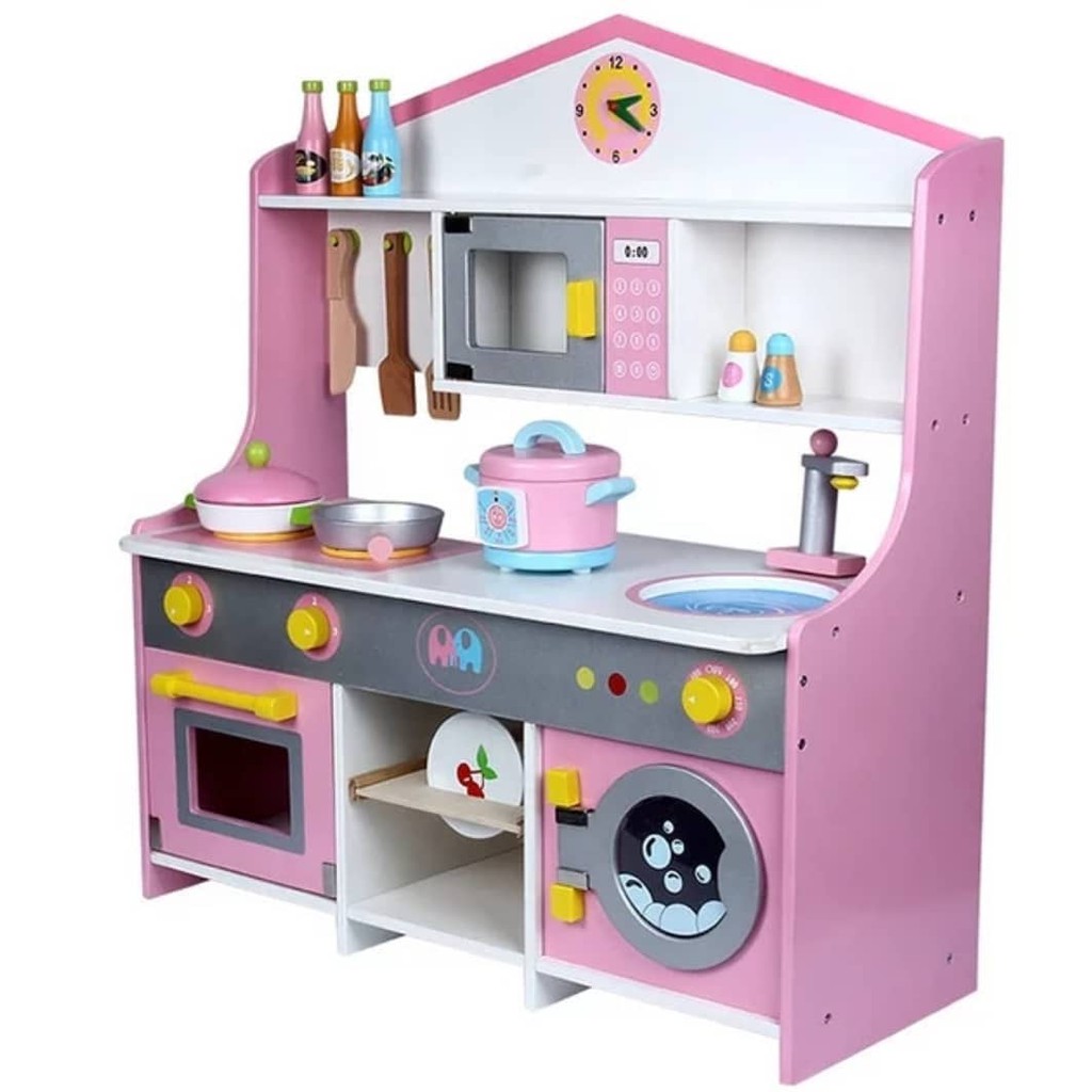  Kitchen  Set  Japanese Wooden Kitchen   Mainan  Anak  Wooden 