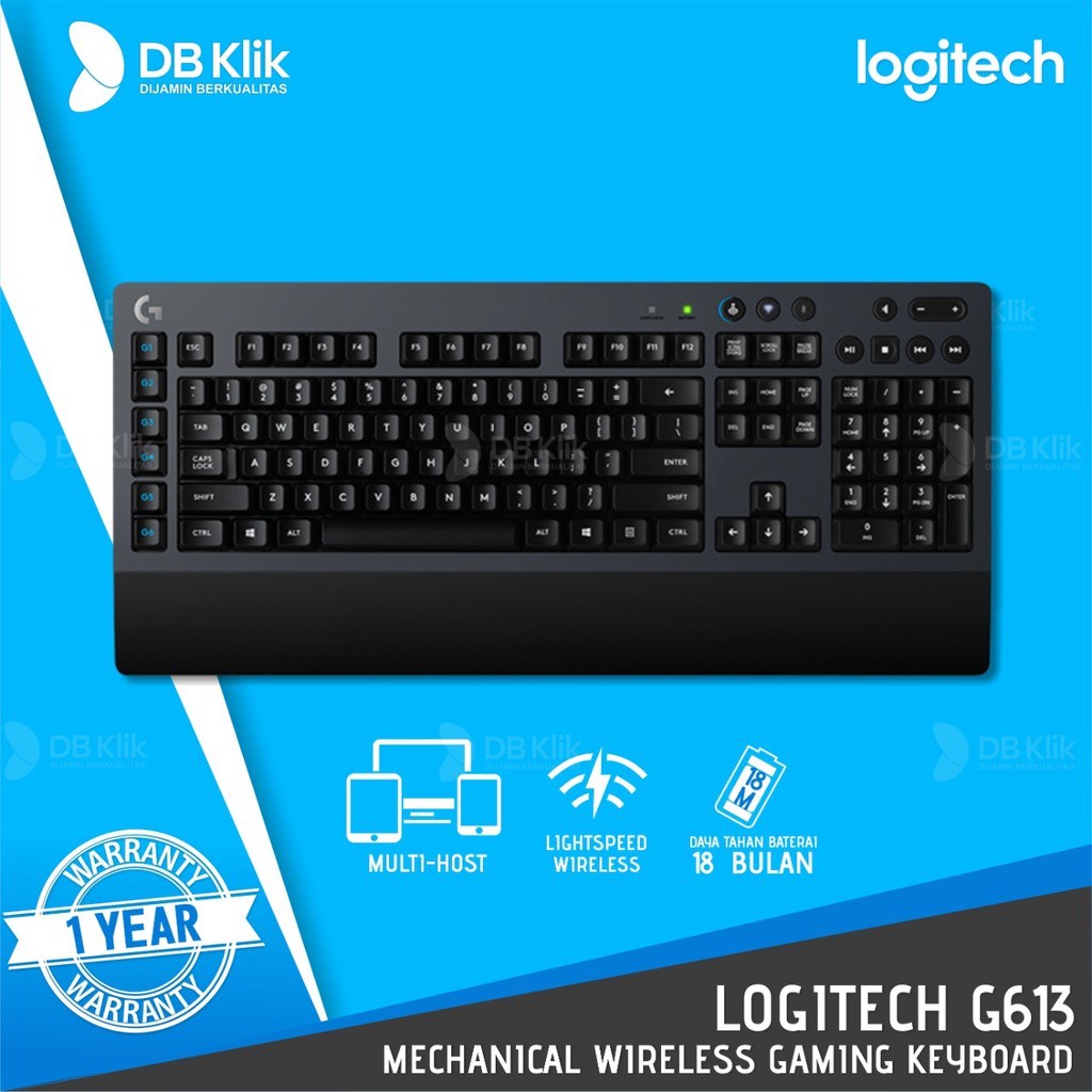 Logitech G613 Mechanical Wireless Gaming Keyboard