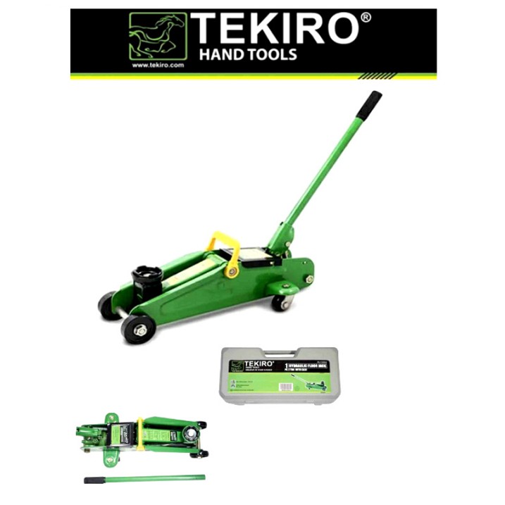 TEKIRO DONGKRAK BUAYA HIDROLIK TEKIRO 2 TON HYDRAULIC FLOOR JACK CASE 2TON