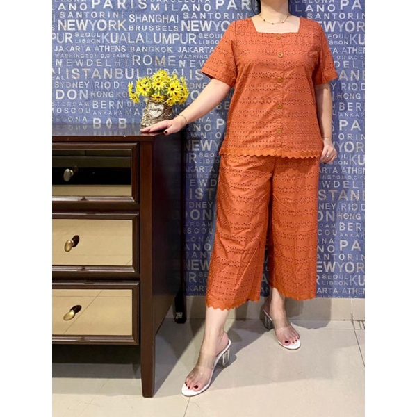 Setelan Katun Bolong Bangkok