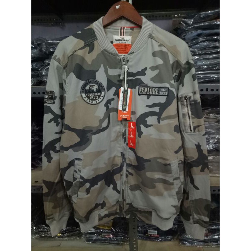 JAKET CARDINAL CASSUAL BOMBER ORIGINAL
