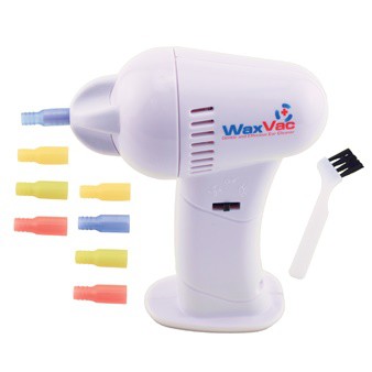 Electric Ear Wax Vacuum OMHABYWH Vac Wax Removal Pembersih Telinga - White