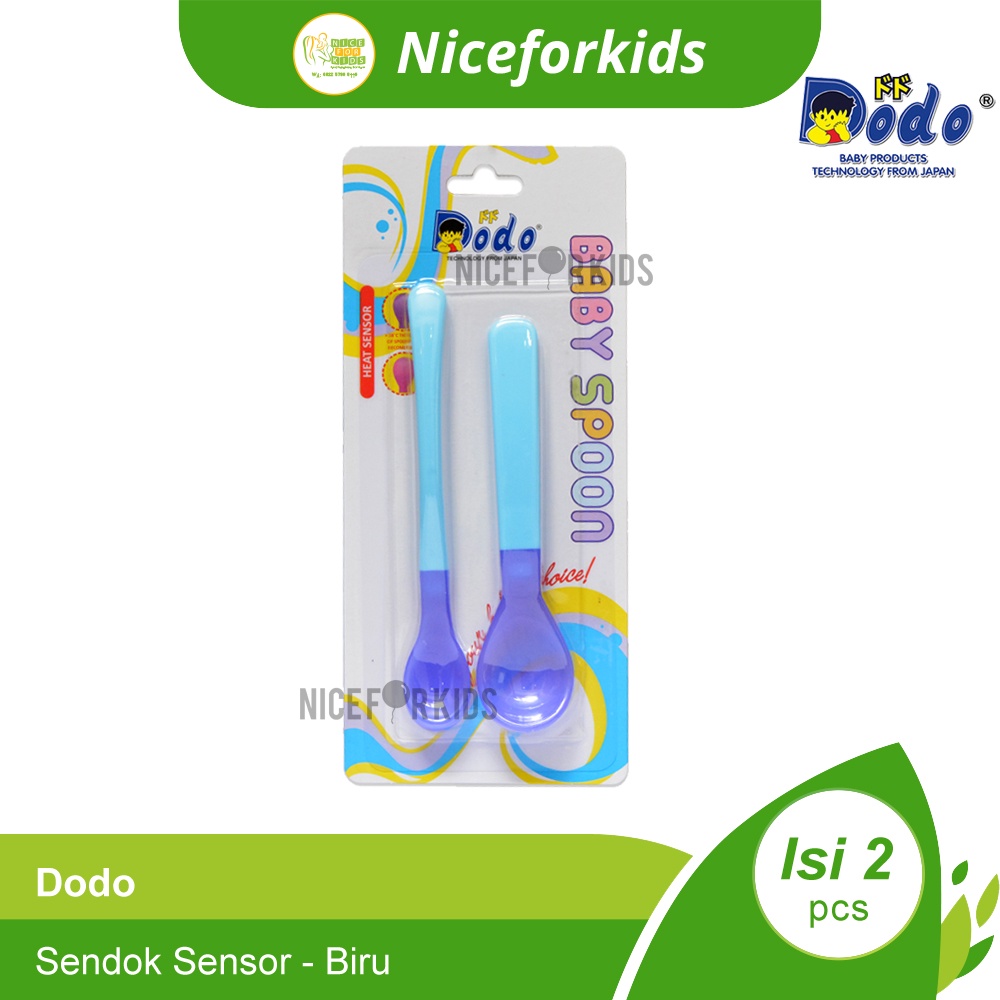 Dodo Sendok Sensor Sendok Makan Bayi Changeable Spoon 2 pcs