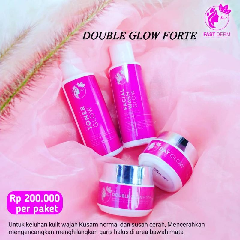 PAKET GLOWING FAST DERM BPOM