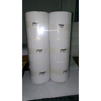 

label Barcode 33x15mm - 3 line 10.000 Stiker Barcode Semicoated