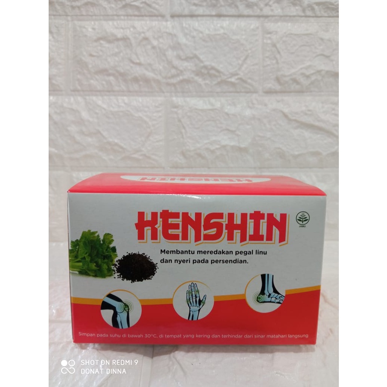 TERLARIS KENSHIN obat herbal ( Pereda Pegel Linu, Nyeri Sendi dan Asam Urat ) 1 Strip (4 Tablet)