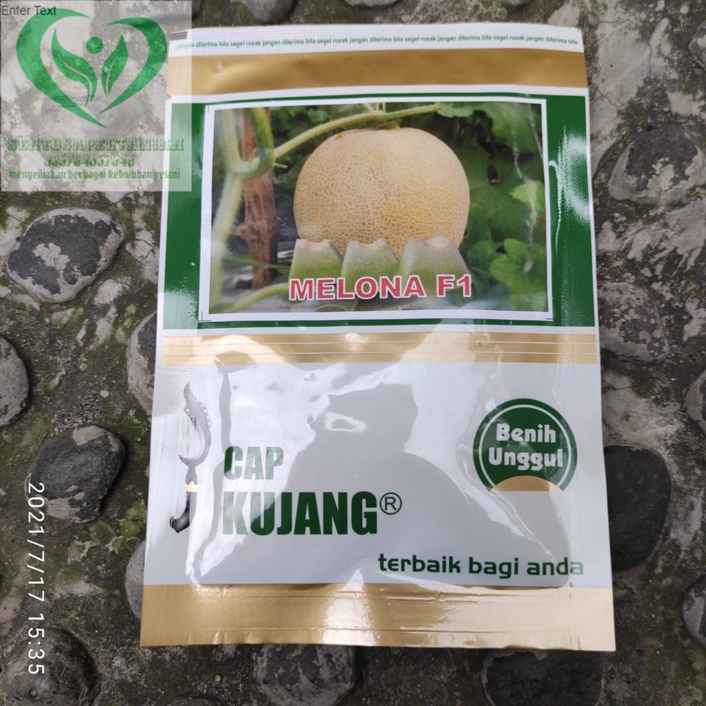 Benih melon hibrida MELONA F1 isi ±600 biji dari CAP KUJANG