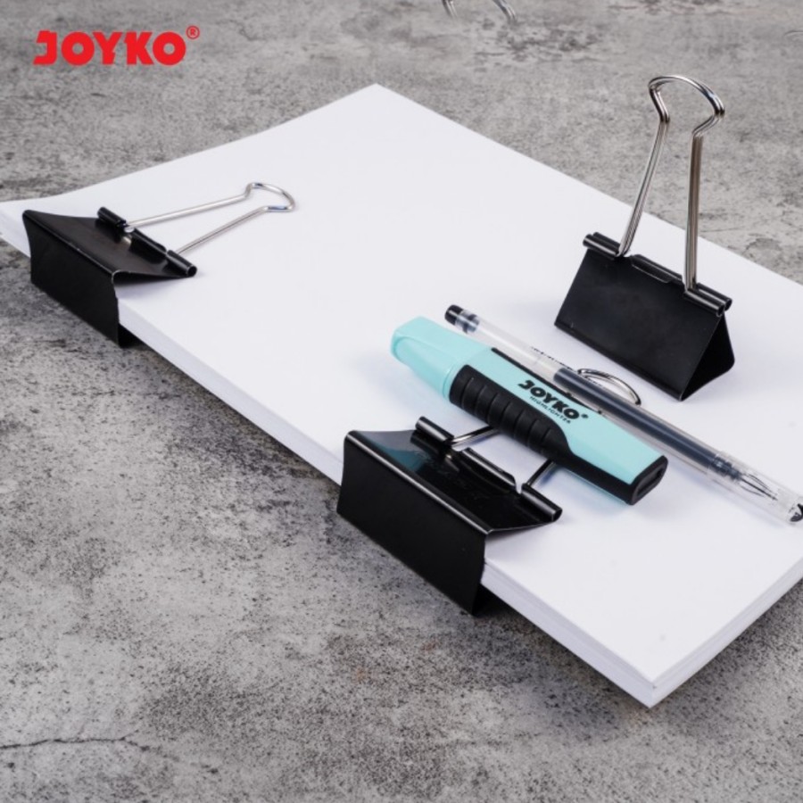 

JOYKO BINDER CLIP 60MM 6PCS BIG / KLIP KERTAS JEPITAN BESAR NO.280 MURAH BERKUALITAS