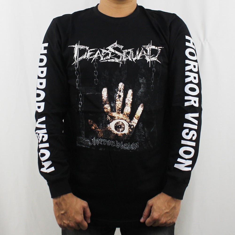 BAJU MUSIK DEADSQUAD LENGAN PANJANG 05 - BAJU LENGAN PANJANG DEADSQUAD - LONGSLEEVE PRIA MUSIK - LONGSLEEVE MUSIK - BAJU MUSIK LENGAN PANJANG - BURGERKILL - JASAD - JERUJI - IRON MAIDEN - BLACK SABATH